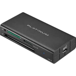 Platinum 3-Slot SD / microSD / CF USB Memory Card Reader for $20