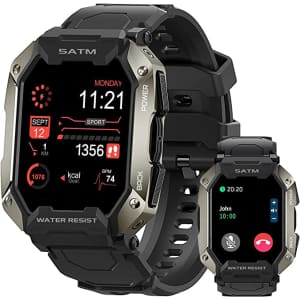 Amaztim C20 Pro Tactical Smartwatch for $45