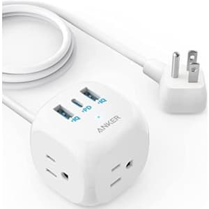 Anker 321 20W 6-in-1 USB Cube Power Strip for $15