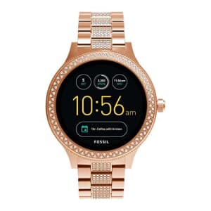 Fossil Women's Gen 3 Venture Stainless Steel Touchscreen Smartwatch, Color: Rose Gold (Model: for $220