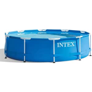 Intex 10-Ft. x 30" Above Ground Swimming Pool for $106
