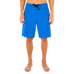 Hurley Men's One and Only Phantom Solid 20" Board Short, Signal Blue, 28 for $32