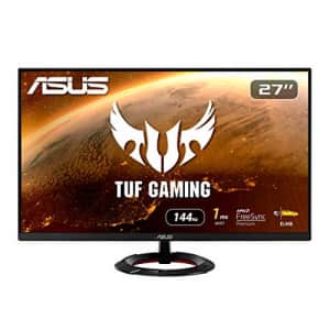 ASUS TUF Gaming 27 1080P Monitor (VG279Q1R) - Full HD, IPS, 144Hz, 1ms, Extreme Low Motion Blur, for $299 ASUS TUF Gaming 27 1080P Monitor (VG279Q1R) - Full HD, IPS, 144Hz, 1ms, Extreme Low Motion Blur, for $299