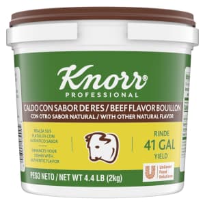 Knorr Professional Caldo Con Sabor De Res 4.4-lb. Jug for $16 via Sub & Save