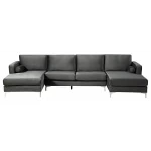 Boyel Living 3-Piece Velvet Sectional Sofa for $1,197 Boyel Living 3-Piece Velvet Sectional Sofa for $1,197