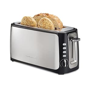 Hamilton Beach 24820 Extra Wide Slot Toaster with Shade Selector, Bagel, Keep Warm and Defrost for $50