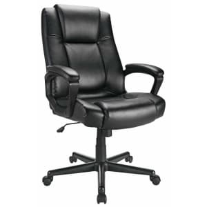 Realspace Hurston Bonded Leather High-Back Chair for $90 + 10% back in rewards