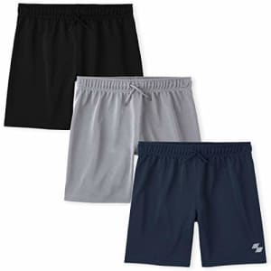 The Children's Place Boys Basketball Shorts 3-Pack, Multi CLR, X-Large for $16