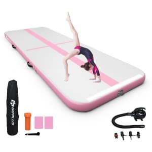 Costway 10-Foot Inflatable Tumbling Mat for $119 Costway 10-Foot Inflatable Tumbling Mat for $119