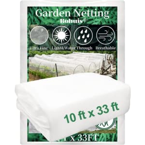 10x33-foot Garden Netting Pest Barrier for $23