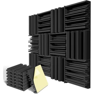 Lightdesire Self-Adhesive Sound Proof Foam Panels 12-Pack for $26