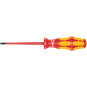 Wera 05006441001 Screwdriver for Slotted Screws"160iS VDE" Insulated 0.8x4.0x100mm for $12 Wera 05006441001 Screwdriver for Slotted Screws"160iS VDE" Insulated 0.8x4.0x100mm for $12