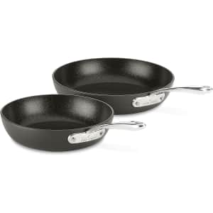 All-Clad Essentials 8.5" and 10.5" Frying Pan Set for $60
