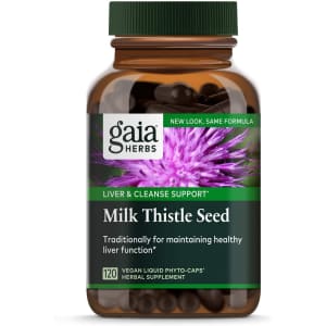 Gaia Herbs Milk Thistle Seed 120-Count Liquid Capsules for $22 via Sub & Save Gaia Herbs Milk Thistle Seed 120-Count Liquid Capsules for $22 via Sub & Save