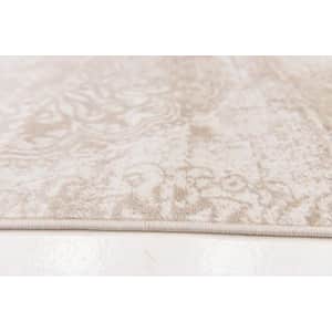 Unique Loom Sofia Traditional Area Rug, 3' 3" x 19' 8" Runner, Tan/Ivory for $107 Unique Loom Sofia Traditional Area Rug, 3' 3" x 19' 8" Runner, Tan/Ivory for $107