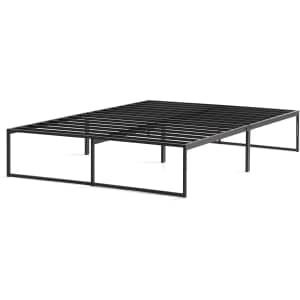 LinenSpa Contemporary Platform Bed Frame for $80