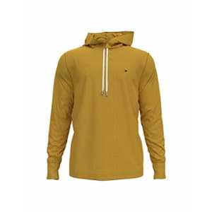Tommy Hilfiger Men's Long Sleeve T Shirt with Hood, Golden Rod-PT, SM for $25 Tommy Hilfiger Men's Long Sleeve T Shirt with Hood, Golden Rod-PT, SM for $25