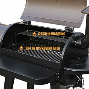 Z GRILLS Wood Pellet Grill and Smoker Ourdoor with Update Pid Controller 8-in-1 Outdoor for $343