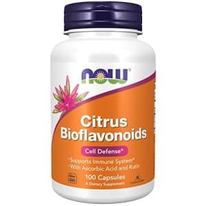 Now Foods NOW Supplements, Citrus Bioflavonoids 700mg, Supports Immune System*, Cell Defense*, 100 Capsules for $7