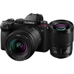 Panasonic Lumix S5 Full Frame Mirrorless Camera w/ 20-60mm Lens Kit & 85mm F1.8 Lens for $1,698