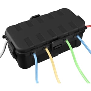 Quobas Outdoor Waterproof 6-Slot Electrical Box for $11