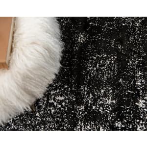 Unique Loom Sofia Collection Traditional Vintage Area Rug, 7' x 10', Black/Ivory for $71 Unique Loom Sofia Collection Traditional Vintage Area Rug, 7' x 10', Black/Ivory for $71