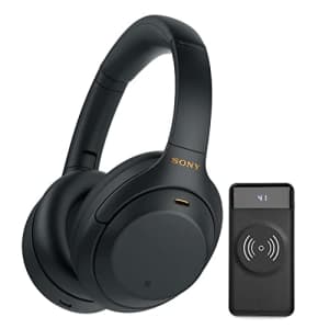 Sony WH-1000XM4 Wireless Bluetooth Noise Canceling Over-Ear Headphones (Black) Bundle with 10000mAh for $278