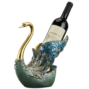 Swan Wine Rack Bottle Holder for $53