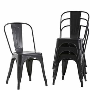 FDW Metal Dining Chairs Set of 4 Indoor Outdoor Chairs Patio Chairs Kitchen Metal Chairs 18 Inch Seat for $100 FDW Metal Dining Chairs Set of 4 Indoor Outdoor Chairs Patio Chairs Kitchen Metal Chairs 18 Inch Seat for $100