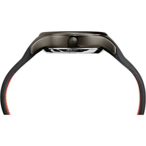 Timex Men's TW2P95000 IQ+ Move Activity Tracker Gray/Black/Orange Silicone Strap Smartwatch for $92