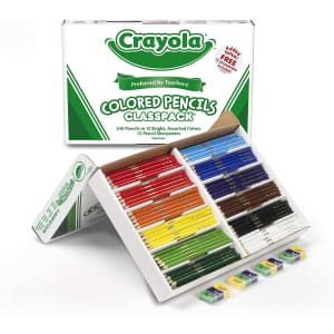 Crayola 240-Count Colored Pencils Classpack for $27 Crayola 240-Count Colored Pencils Classpack for $27
