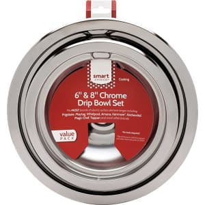 Smart Choice Universal Drip Bowl 2-Pack for $13