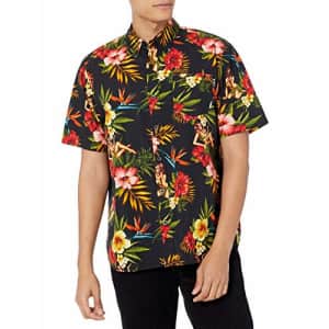 LRG Men's Spring 21 Shorts-Woven Shirts Separates, Black/Red, Small for $33 LRG Men's Spring 21 Shorts-Woven Shirts Separates, Black/Red, Small for $33