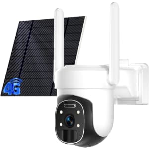 Huevue S1 2K 4G LTE Cellular Wireless Outdoor Security Camera for $21