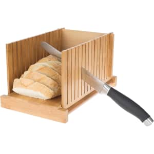 Bamboo Bread Slicer for $19 Bamboo Bread Slicer for $19