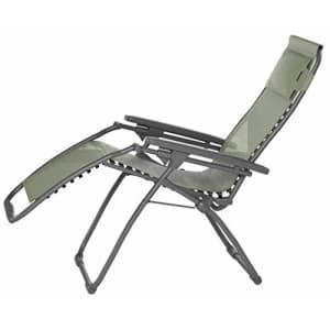 Lafuma Futura Zero Gravity Patio Recliner (Moss Green Batyline Canvas) Outdoor Folding Lounge Chair for $167