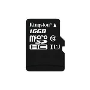 Kingston Digital 16GB Micro SDHC UHS-I Class 10 IndustrialTemp Card (SDCIT/16GBSP) for $10