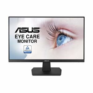 ASUS VA24EHE 23.8 Monitor, 1080P, Full HD, IPS, 75Hz, HDMI D-Sub DVI-D, Adaptive-Sync / FreeSync, for $78