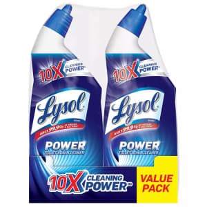 Lysol Power 24-oz. Toilet Bowl Cleaner 2-Pack for $4