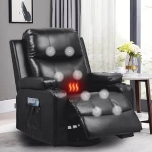 Comhoma Recliner Chair w/ Heat & Massage for $230