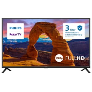 Philips 42" Class 6500 Series 1080p FHD Roku Smart TV for $149 for members