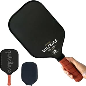 Quickace Carbon Fiber Pickleball Paddle for $20