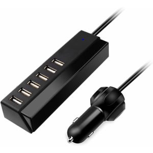 Vogek 65W 6-Port USB Car Charger for $7 Vogek 65W 6-Port USB Car Charger for $7