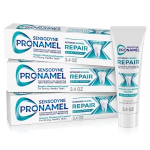 Sensodyne Pronamel Intensive Enamel Repair Toothpaste 3-Pack for $13 via Sub & Save