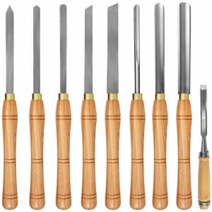Vevor 8-Piece HSS Wood Lathe Chisel Set for $16 Vevor 8-Piece HSS Wood Lathe Chisel Set for $16