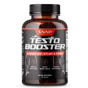 Testo Booster - Natural Testosterone Support Supplement for $22