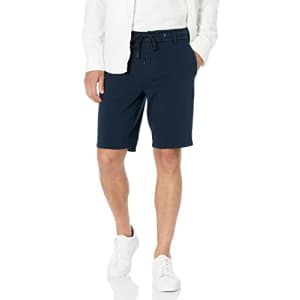 BOSS Men's Structured Jersey Drawstring Waist Shorts, Stark Navy, 30R for $25