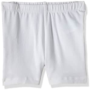 The Children's Place girls Basic Cartwheel School Uniform Shorts, White, 5 6 US for $8