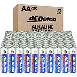 ACDelco Alkaline Battery 200-Pack. Home Depot and Amazon charge $13 more.