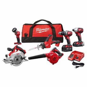 Milwaukee 2695-26CX M18 Cordless 6-Tool Combo Kit for $750